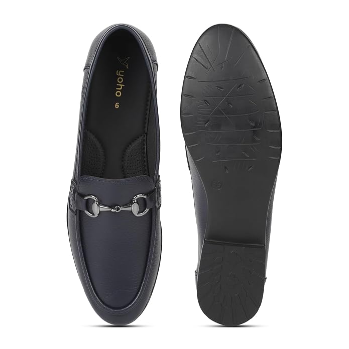 YOHO Bliss Comfortable Slip On Formal Buckle Loafer for Women | Stylish Fashion Moccasins Range | Cushioned Footbed Finish | Flexible and Office Wear Shoe - Image 3