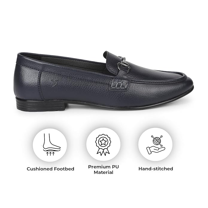YOHO Bliss Comfortable Slip On Formal Buckle Loafer for Women | Stylish Fashion Moccasins Range | Cushioned Footbed Finish | Flexible and Office Wear Shoe - Image 2